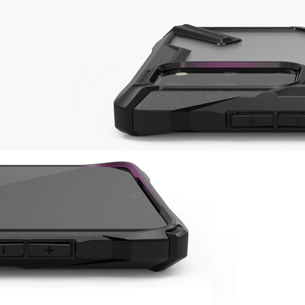 Противоударен Хибриден Калъф за Samsung S20, Ringke Fusion X Case, Черен (3)