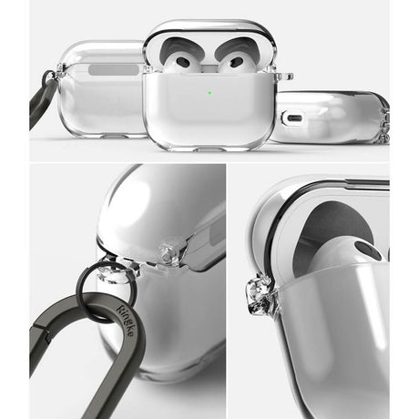 Калъф за Apple Airpods 3, Ringke Hinge Case, Прозрачен (6)