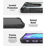Противоударен Хибриден Калъф за Xiaomi Redmi Note 9, Ringke Fusion X Case, Черен (3)