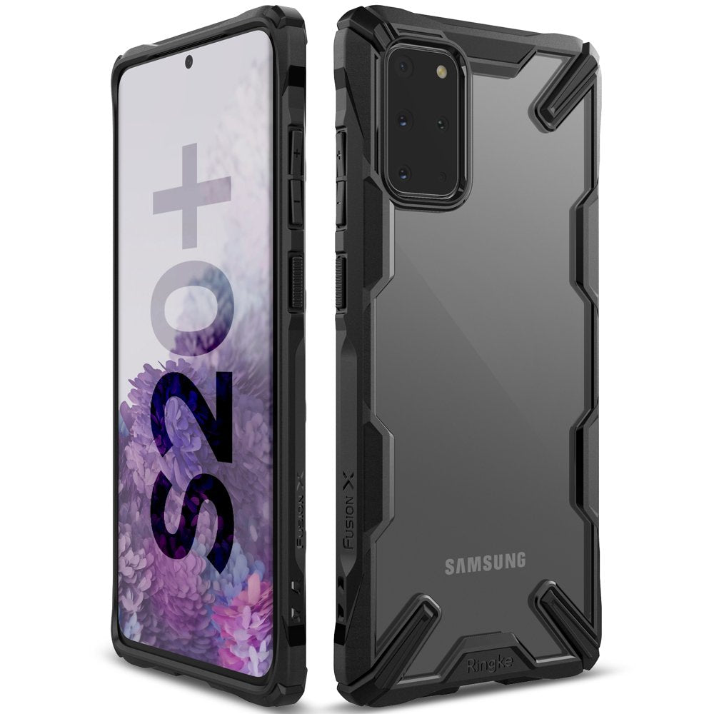 Противоударен Хибриден Калъф за Samsung S20, Ringke Fusion X Case, Черен (2)