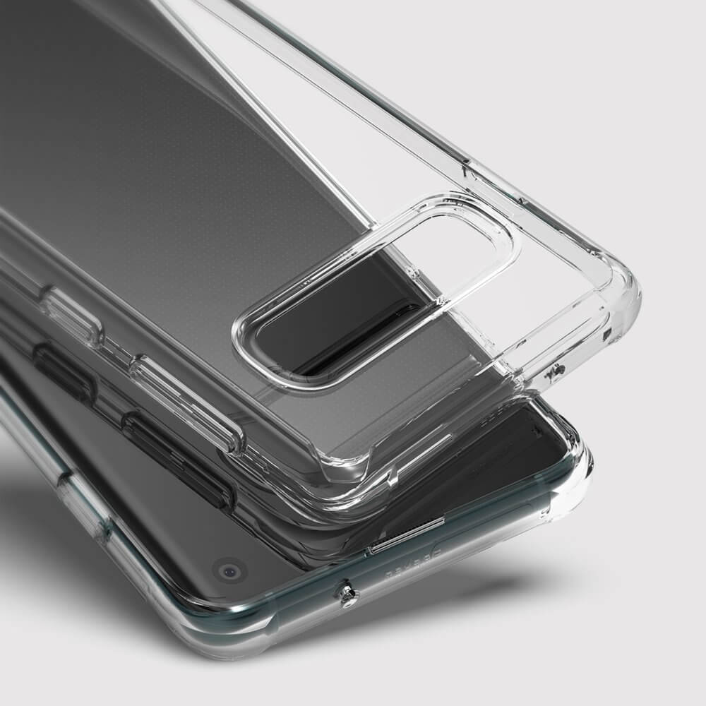 Противоударен Хибриден Калъф за Samsung S10, Ringke Fusion Case, Прозрачен (3)