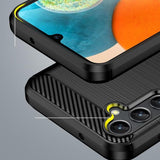 Противоударен Калъф за Samsung A14 Premium Carbon Case, Tech-Protect Черен (6)