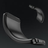 Противоударен Калъф за Samsung A14 Premium Carbon Case, Tech-Protect Черен (4)