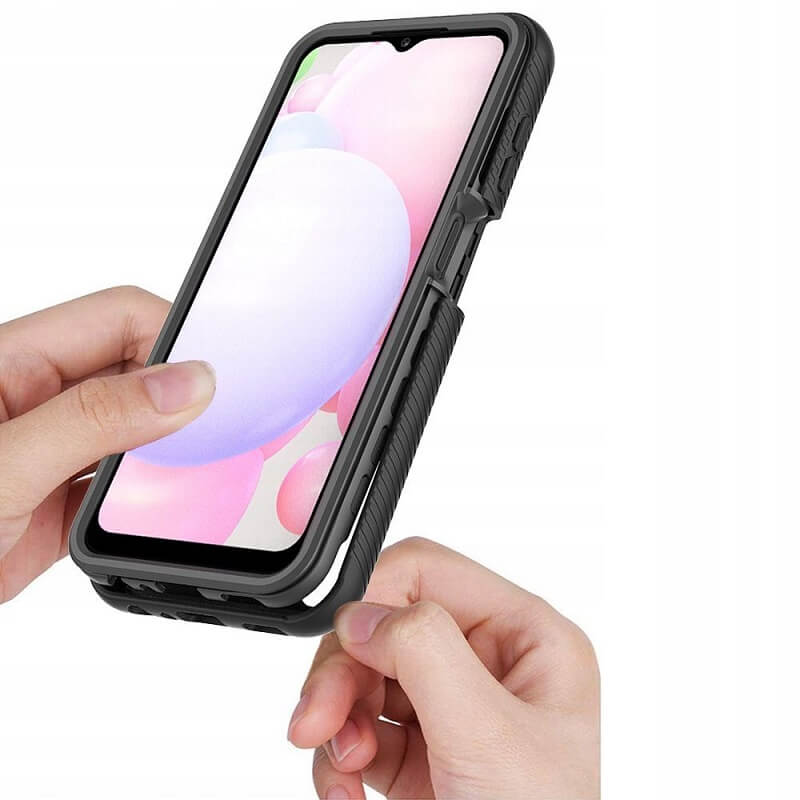 Цялостен Калъф за Samsung A23, Tech-Protect Defense 360 Case, Черен (3)