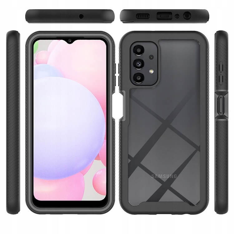 Цялостен Калъф за Samsung A23, Tech-Protect Defense 360 Case, Черен (5)