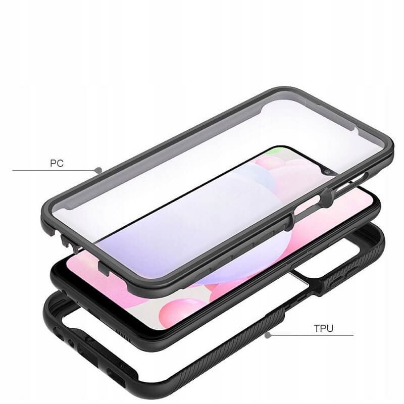Цялостен Калъф за Samsung A23, Tech-Protect Defense 360 Case, Черен (2)