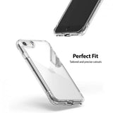 Противоударен Калъф за iPhone SE 2022/2020 8/7, Ringke Fusion Case, Прозрачен (6)