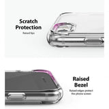 Противоударен Калъф за iPhone SE 2022/2020 8/7, Ringke Fusion Case, Прозрачен (2)