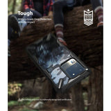 Противоударен Хибриден Калъф за Samsung S20 Ultra, Ringke Fusion X Camo, Черен (7)