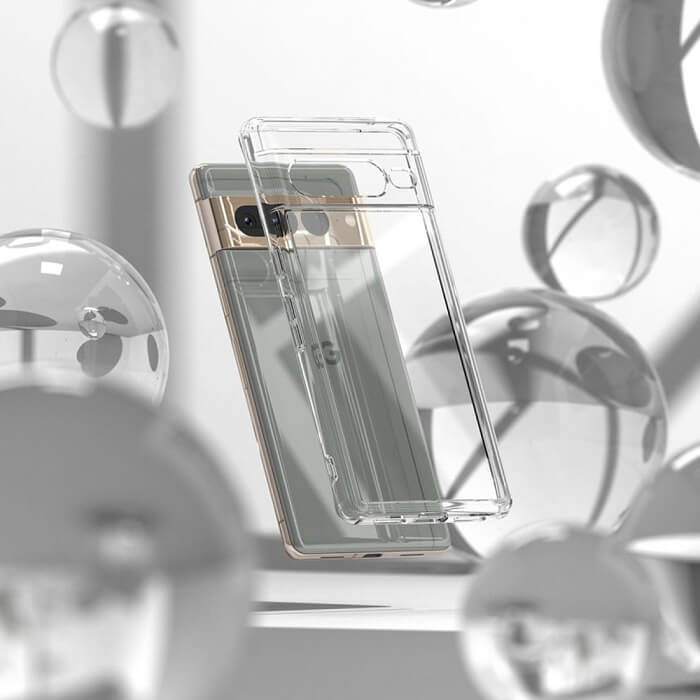 Противоударен Хибриден Калъф за Google Pixel 6 Pro, Ringke Fusion Case, Прозрачен (4)