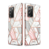 Дамски Калъф за Samsung Note 20 Ultra, Supcase Iblsn Cosmo Marble, Розов (2)