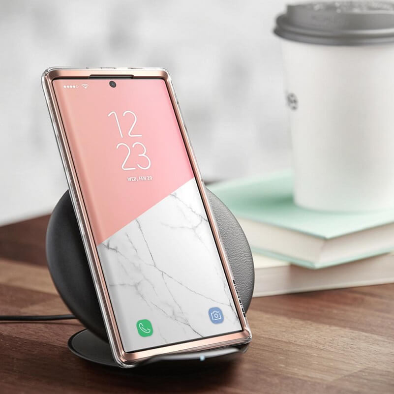 Дамски Калъф за Samsung Note 20 Ultra, Supcase Iblsn Cosmo Marble, Розов (5)
