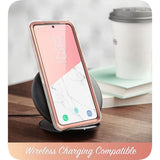 Дамски Калъф за Samsung S21 FE, Supcase Iblsn Cosmo Marble, Розов (4)