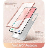 Дамски Калъф за Samsung S21 FE, Supcase Iblsn Cosmo Marble, Розов (3)
