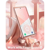 Дамски Калъф за Samsung S22 Ultra, Supcase Iblsn Cosmo Marble, Розов (3)