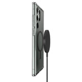 Magsafe Калъф за Samsung S23 Ultra, Spigen Ultra Hybrid Ring Case, Прозрачен (4)