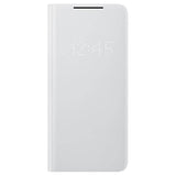 Оригинален Активен Калъф за Samsung S21 Ultra, Led View Cover Book Case EF-NG998PJEGEE, Сив