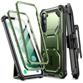 Противоударен Калъф за Samsung S23 Plus, Supcase Iblsn ArmorBox, Зелен