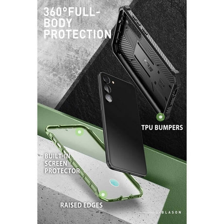 Противоударен Калъф за Samsung S23 Plus, Supcase Iblsn ArmorBox, Зелен (4)