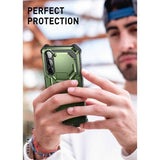 Противоударен Калъф за Samsung S23 Plus, Supcase Iblsn ArmorBox, Зелен (7)