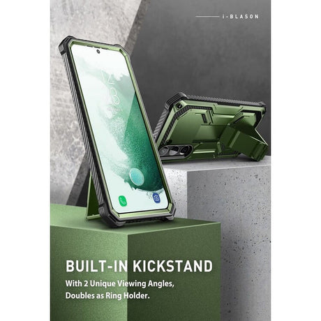 Противоударен Калъф за Samsung S23 Plus, Supcase Iblsn ArmorBox, Зелен (6)