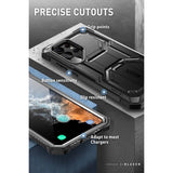 Противоударен Калъф за Samsung S23 Ultra, Supcase Iblsn ArmorBox 2-Set, Черен (6)
