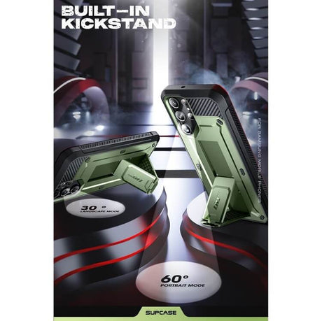 Противоударен Калъф за Samsung S23 Ultra, Supcase Unicorn Beetle Pro, Зелен (5)