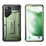 Противоударен Калъф за Samsung S23 Ultra, Supcase Unicorn Beetle Pro, Зелен (4)