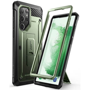 Противоударен Калъф за Samsung S23 Ultra, Supcase Unicorn Beetle Pro, Зелен