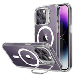 Magsafe Калъф за iPhone 14 Pro Max, ESR Classic Hybrid Kickstand Magnetic Case, Прозрачен