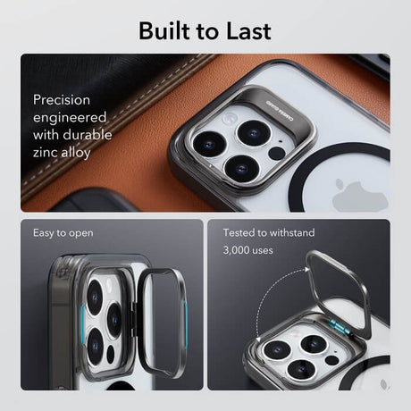 Magsafe Калъф за iPhone 14 Pro Max, ESR Classic Hybrid Kickstand Magnetic Case, Черен (2)