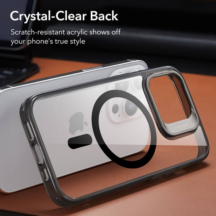 Magsafe Калъф за iPhone 14 Pro Max, ESR Classic Hybrid Kickstand Magnetic Case, Черен (6)