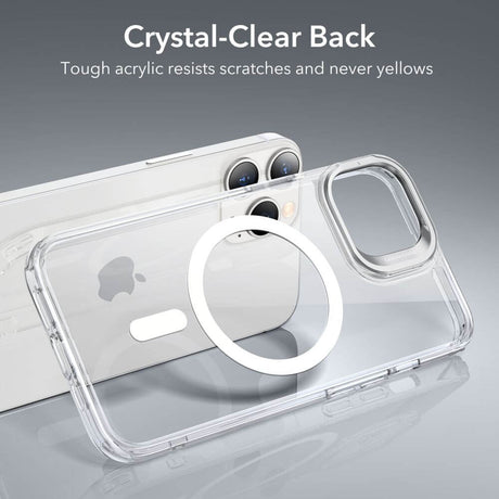 Magsafe Калъф за iPhone 14 Pro, ESR Classic Hybrid Kickstand Magnetic Case, Прозрачен (4)