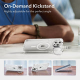 Magsafe Калъф за iPhone 14 Pro, ESR Classic Hybrid Kickstand Magnetic Case, Прозрачен (6)