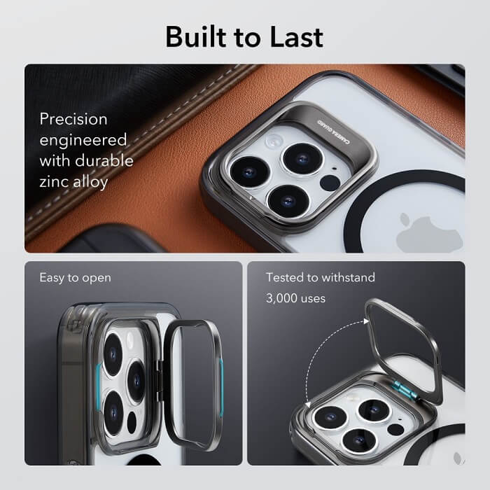 Magsafe Калъф за iPhone 14 Pro, ESR Classic Hybrid Kickstand Magnetic Case, Черен (2)