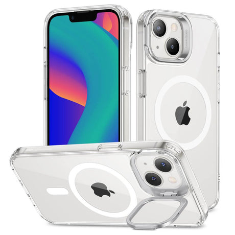 Magsafe Калъф за iPhone 14, ESR Classic Hybrid Kickstand Magnetic Case, Прозрачен