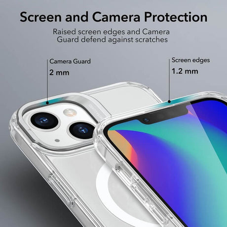 Magsafe Калъф за iPhone 14, ESR Classic Hybrid Kickstand Magnetic Case, Прозрачен (5)
