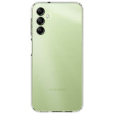 Противоударен Силиконов Калъф за Samsung A14, Spigen Liquid Crystal Case, Прозрачен (3)
