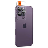 Протектор за Камерата на iPhone 14 Pro, Spigen EZ Fit Optik Pro Glass tR 2бр., Черен (2)