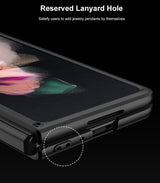 Калъф с Метална Поставка за Samsung Z Fold 2, GKK KickStand Case, Черен (4)