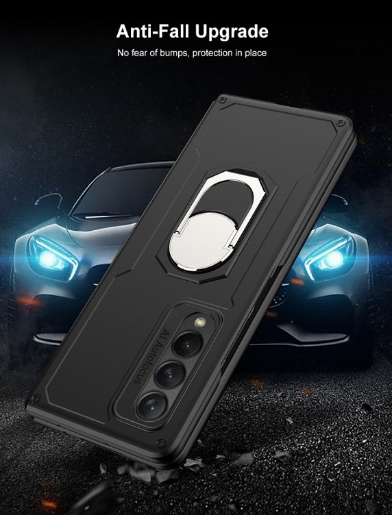 Калъф с Метална Поставка за Samsung Z Fold 2, GKK KickStand Case, Черен (3)