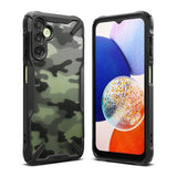 Противоударен Хибриден Калъф за Samsung A54, Ringke Fusion X Camouflage Case, Черен (2)