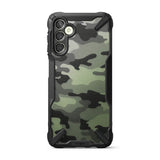 Противоударен Хибриден Калъф за Samsung A54, Ringke Fusion X Camouflage Case, Черен (3)