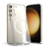 Magsafe Калъф за Samsung S23, Ringke Fusion Matte Case, Прозрачен (3)