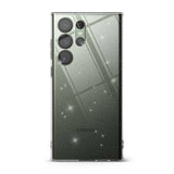 Блестящ Калъф за Samsung S23 Ultra, Ringke Air Glitter Case, Прозрачен (3)