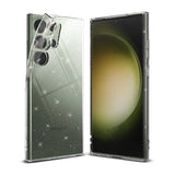 Блестящ Калъф за Samsung S23 Ultra, Ringke Air Glitter Case, Прозрачен (2)
