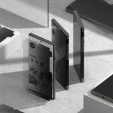 Privacy Протектор за Samsung S23 Ultra, Ringke Dual Easy Wing Folio Glass, Черен (5)