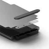 Privacy Протектор за Samsung S23 Ultra, Ringke Dual Easy Wing Folio Glass, Черен (3)