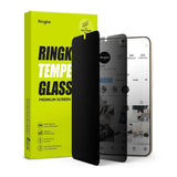 Privacy Протектор за Samsung S23, Ringke Tempered Glass, Черен