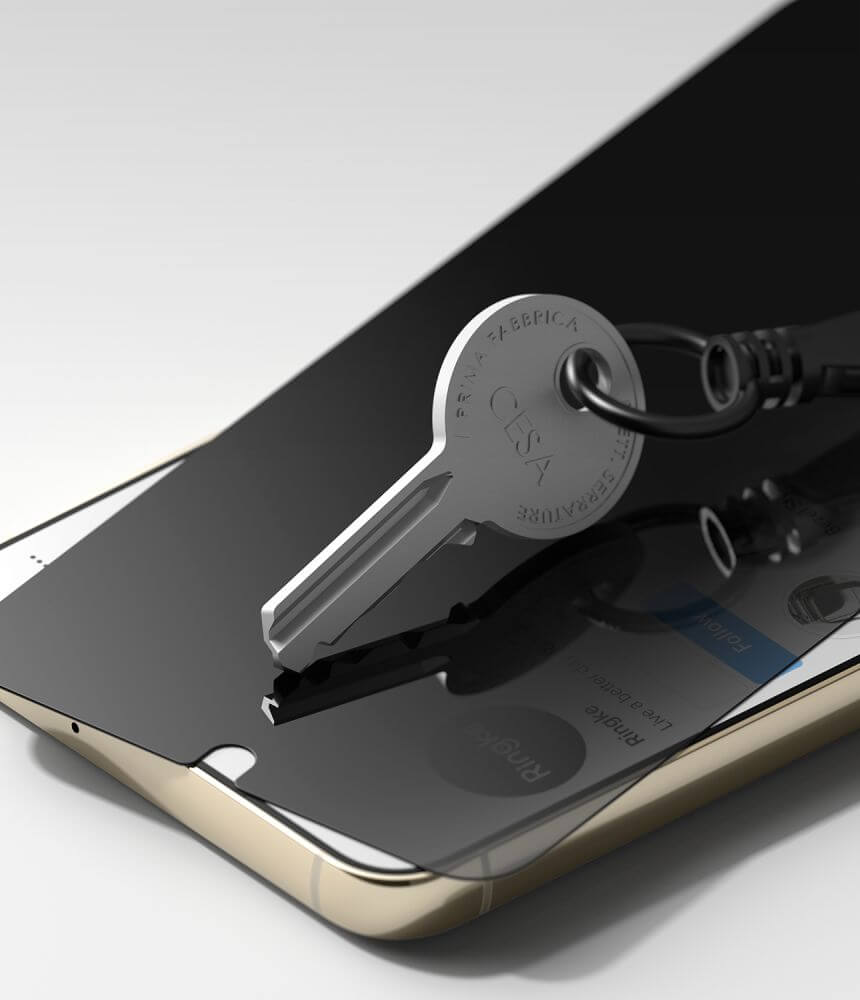Privacy Протектор за Samsung S23, Ringke Tempered Glass, Черен (3)